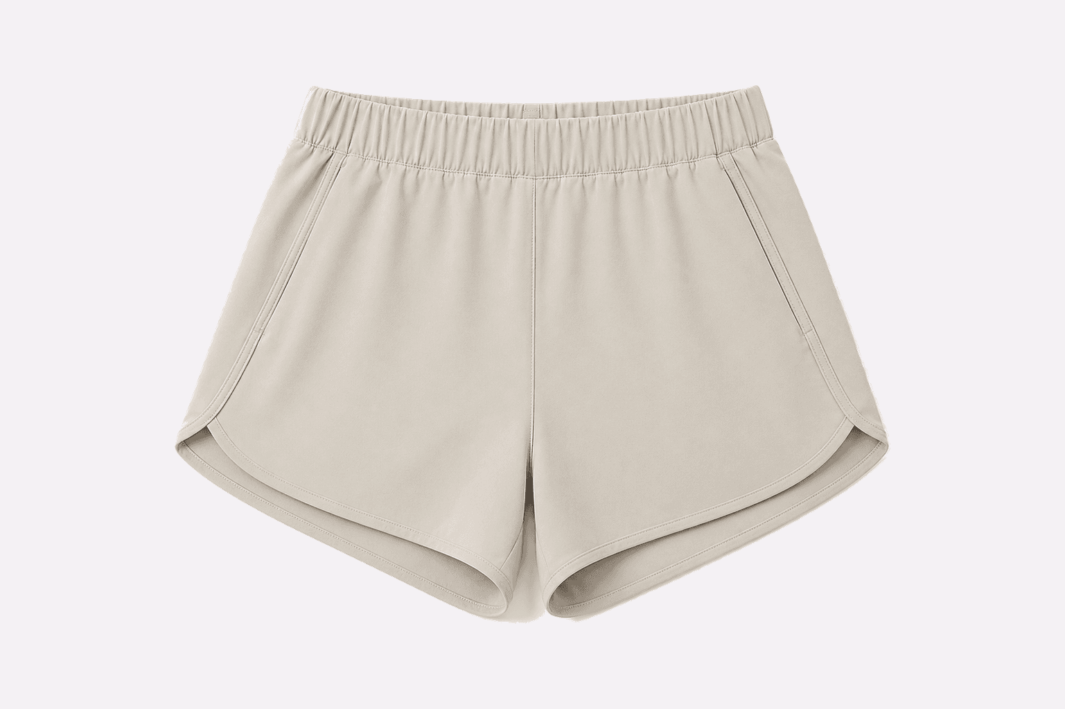 AICON Athletic Performance Shorts — Beige